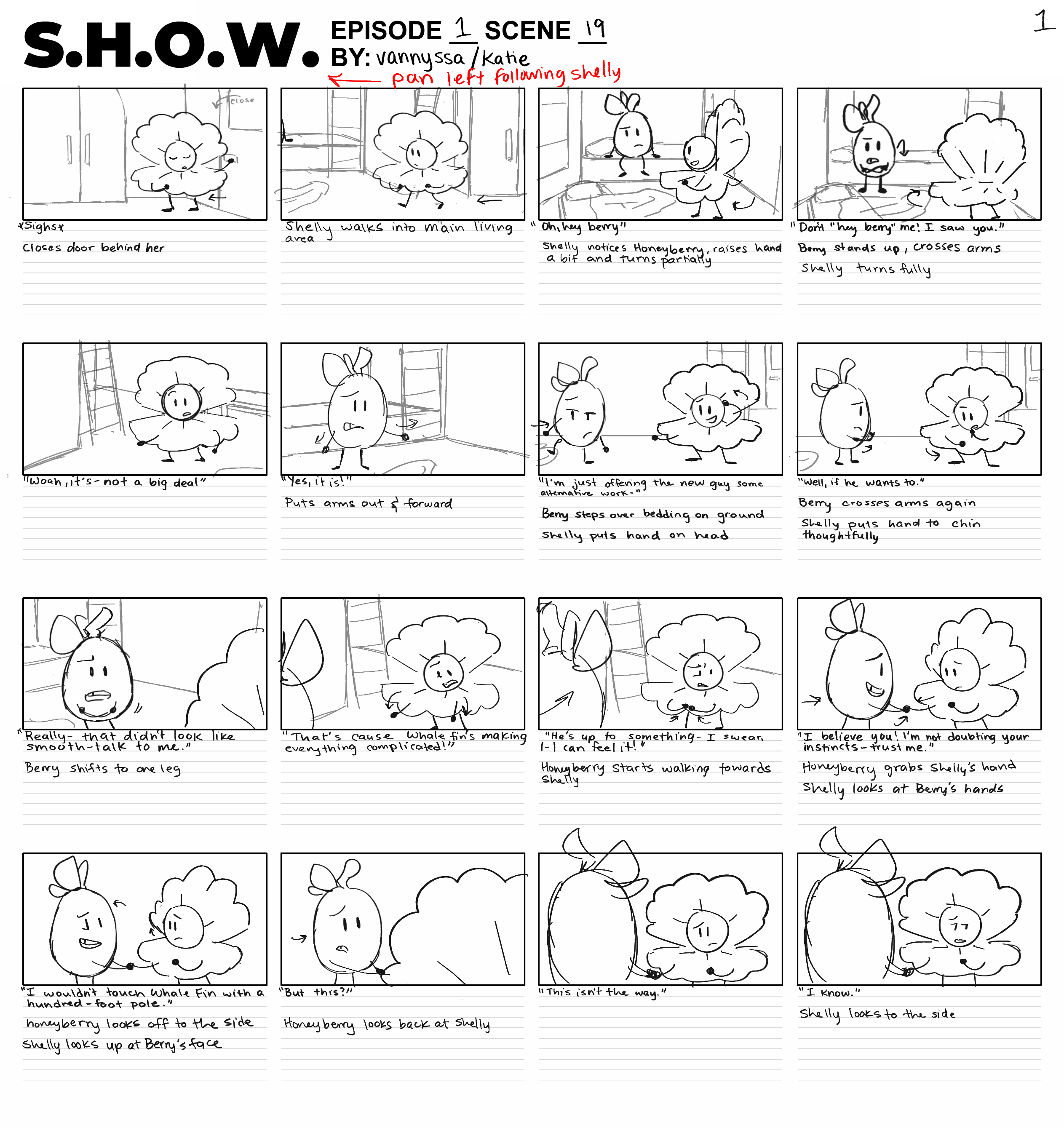 S.H.O.W. Episode 1, Scene 19, Page 1